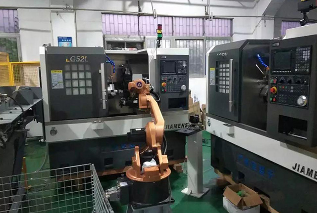 轴类加工机器人自动上下料